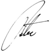 Peter G. Eden, President Signature