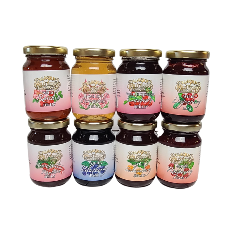 A graphic showing the 2022 jam flavors of the year.